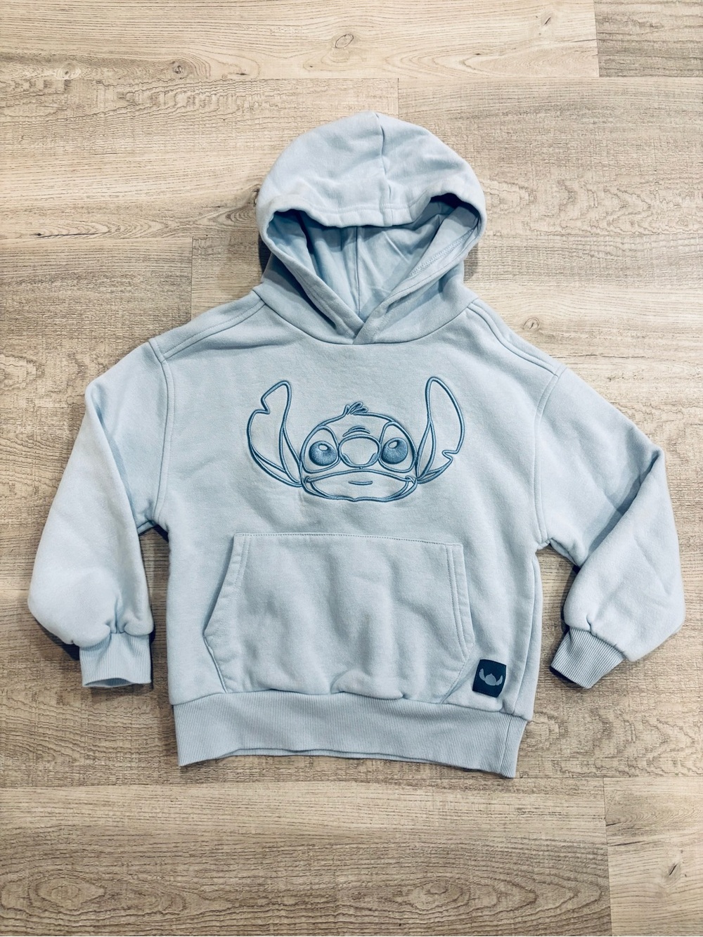 Disney Lilo & Stitch Kids Baby Blue Hoodie Size 6
